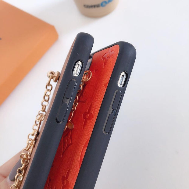 Looopix Louis Vuitton Leather iPhone 13 to 15 Cases