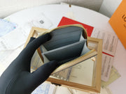 Looopix Louis Vuitton Leather Wallet With Zipper