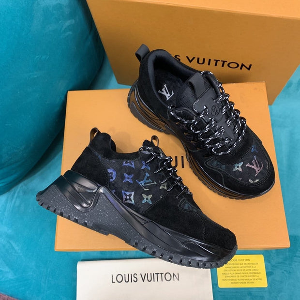 Looopix Louis Vuitton Lightweight Black Sneakers