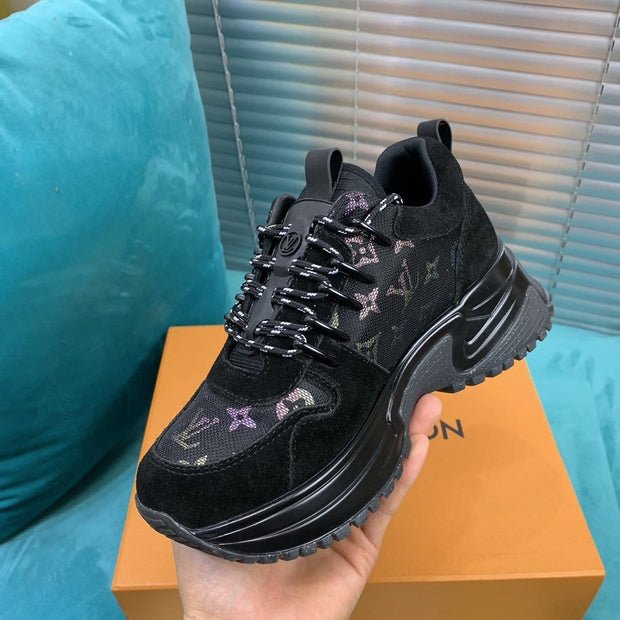 Looopix Louis Vuitton Lightweight Black Sneakers