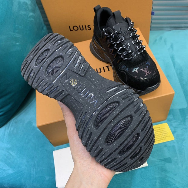 Looopix Louis Vuitton Lightweight Black Sneakers