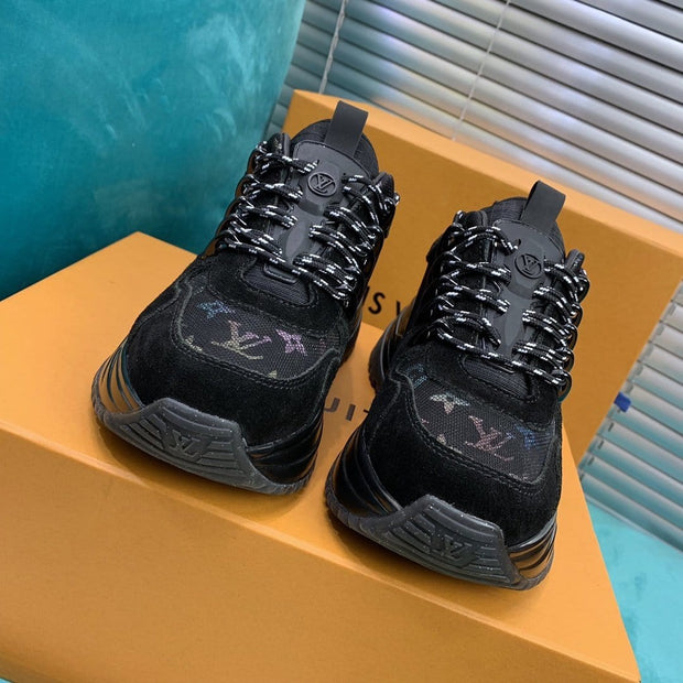 Looopix Louis Vuitton Lightweight Black Sneakers