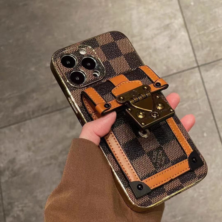 Looopix Louis Vuitton Luxury iPhone 15 Wallet Case