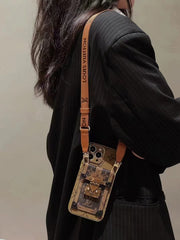 Looopix Louis Vuitton Luxury iPhone 15 Wallet Case