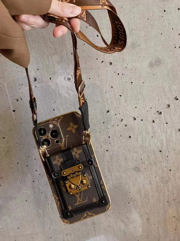 Looopix Louis Vuitton Luxury iPhone 15 Wallet Case
