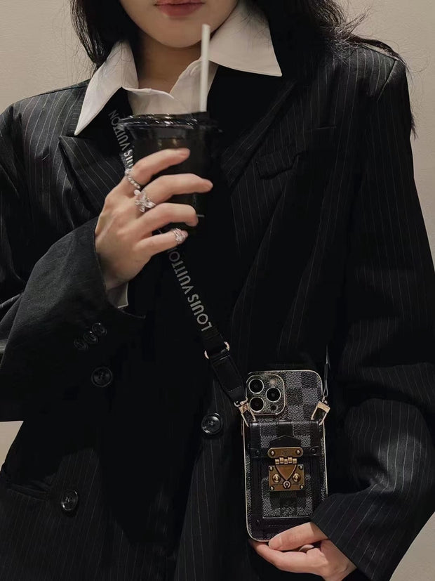 Looopix Louis Vuitton Luxury iPhone 15 Wallet Case
