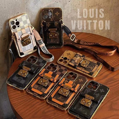 Looopix Louis Vuitton Luxury iPhone 15 Wallet Case