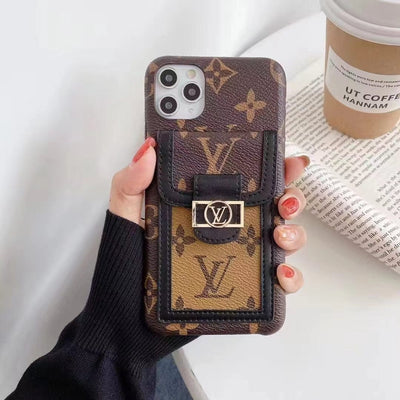 Looopix Louis Vuitton Luxury iPhone 15 Wallet Case: A Touch of Refined Elegance