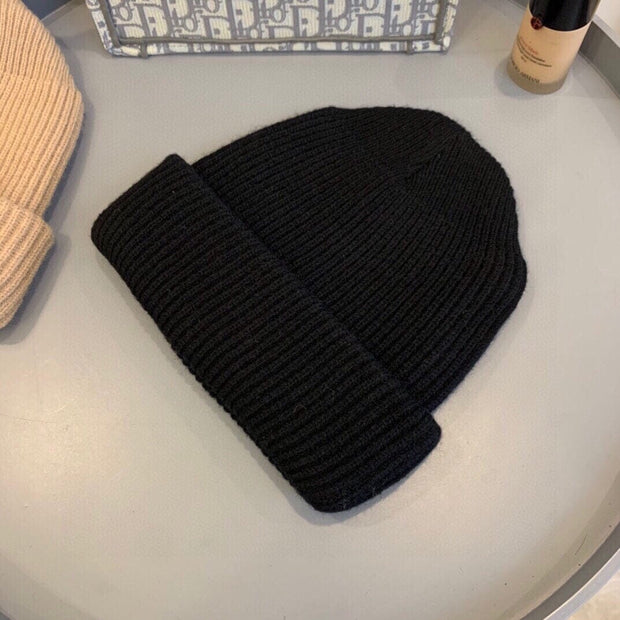 Looopix Louis Vuitton Monogram Beanie in Black