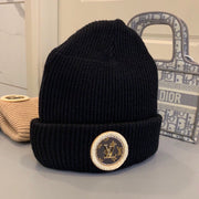Looopix Louis Vuitton Monogram Beanie in Black