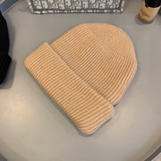 Looopix Louis Vuitton Monogram Beige Wool Beanie