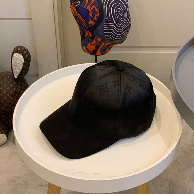 Looopix Louis Vuitton Monogram Black Cap