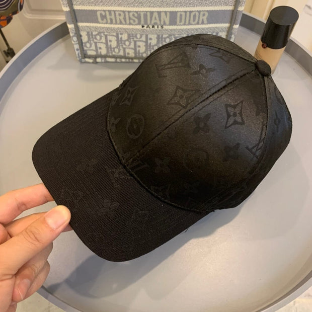 Looopix Louis Vuitton Monogram Black Cap