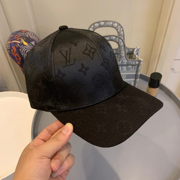 Looopix Louis Vuitton Monogram Black Cap