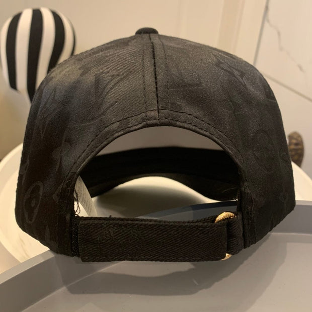 Looopix Louis Vuitton Monogram Black Cap