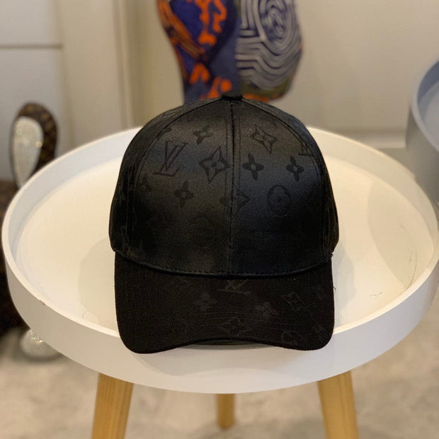 Looopix Louis Vuitton Monogram Black Cap