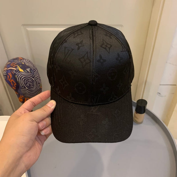 Looopix Louis Vuitton Monogram Black Cap