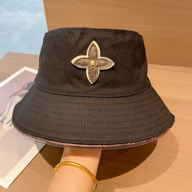 Looopix Louis Vuitton Monogram Bucket Hat in Cream