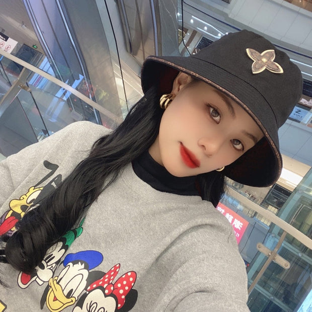 Looopix Louis Vuitton Monogram Bucket Hat in Cream