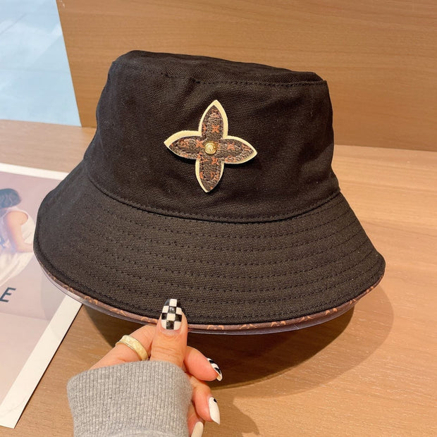 Looopix Louis Vuitton Monogram Bucket Hat in Cream