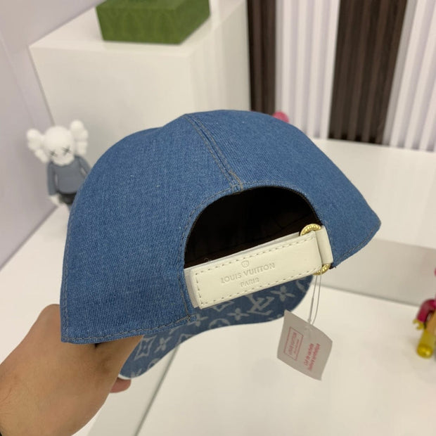 Looopix Louis Vuitton Monogram Denim Cap