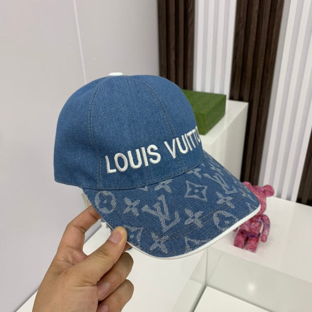 Looopix Louis Vuitton Monogram Denim Cap