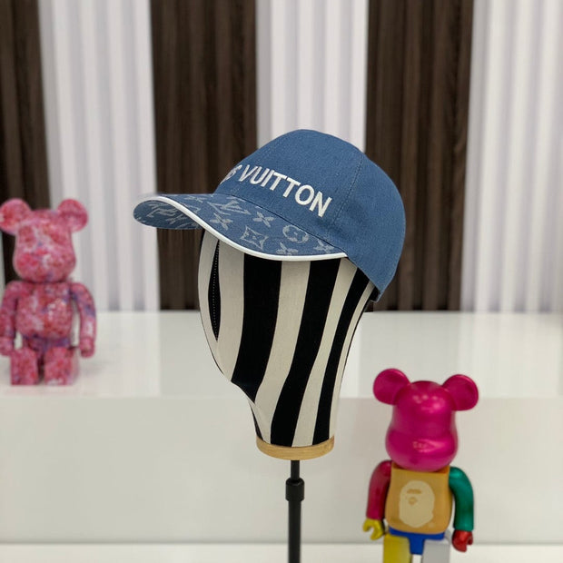 Looopix Louis Vuitton Monogram Denim Cap