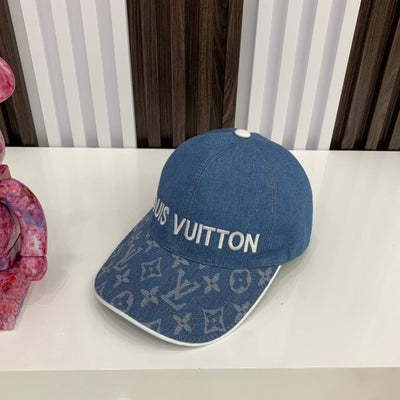 Looopix Louis Vuitton Monogram Denim Cap