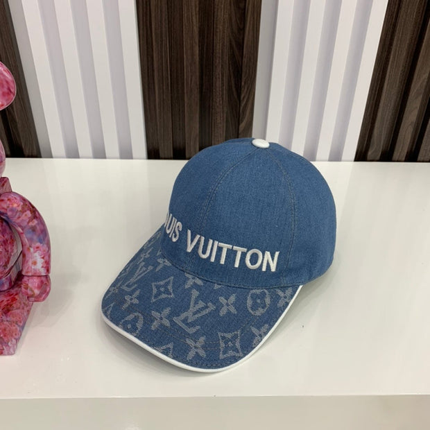Looopix Louis Vuitton Monogram Denim Cap