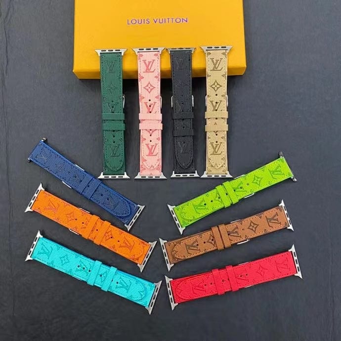 Looopix Louis Vuitton Monogram Embossed Apple Watch Bands