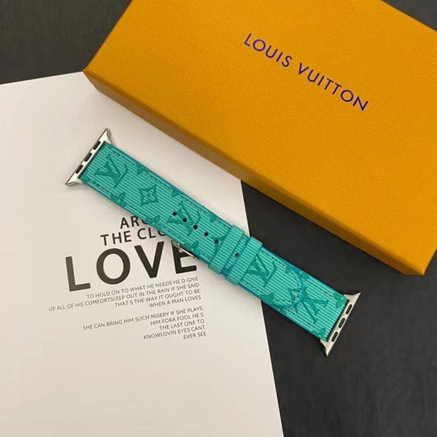 Looopix Louis Vuitton Monogram Embossed Apple Watch Bands