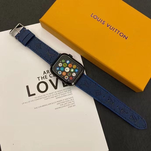 Looopix Louis Vuitton Monogram Embossed Apple Watch Bands