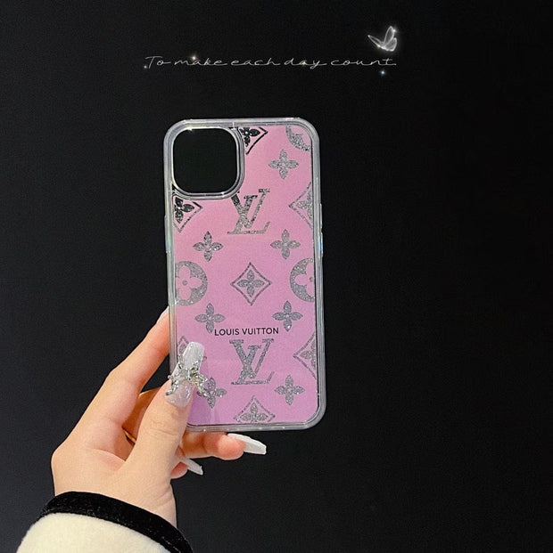 Looopix Louis Vuitton Monogram Glitter iPhone Cases