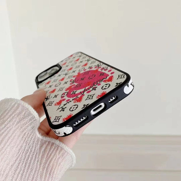Looopix Louis Vuitton Monogram Hot Air Balloon and Heart Print iPhone Cases