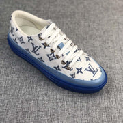 Looopix Louis Vuitton Monogram Stripe Court Sneakers