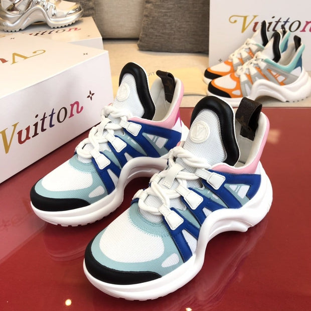 Looopix Louis Vuitton Multicolor Sneakers for women | Female Sneakers