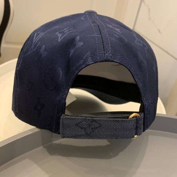 Looopix Louis Vuitton Navy Monogram Cap
