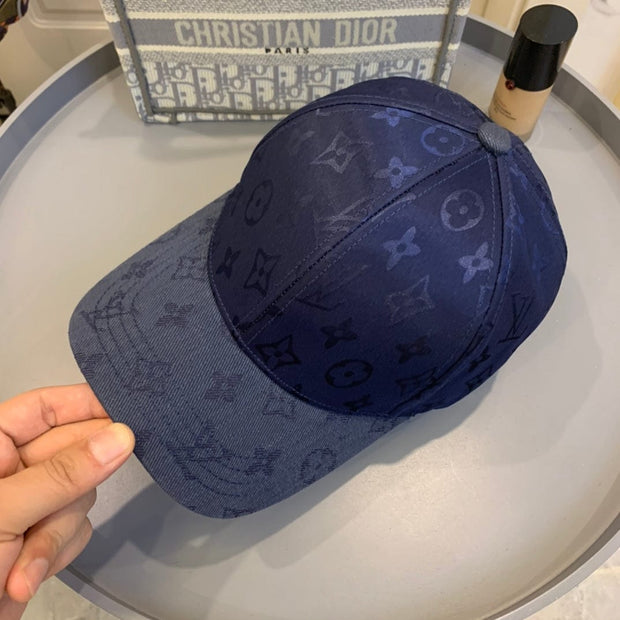 Looopix Louis Vuitton Navy Monogram Cap