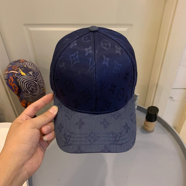 Looopix Louis Vuitton Navy Monogram Cap