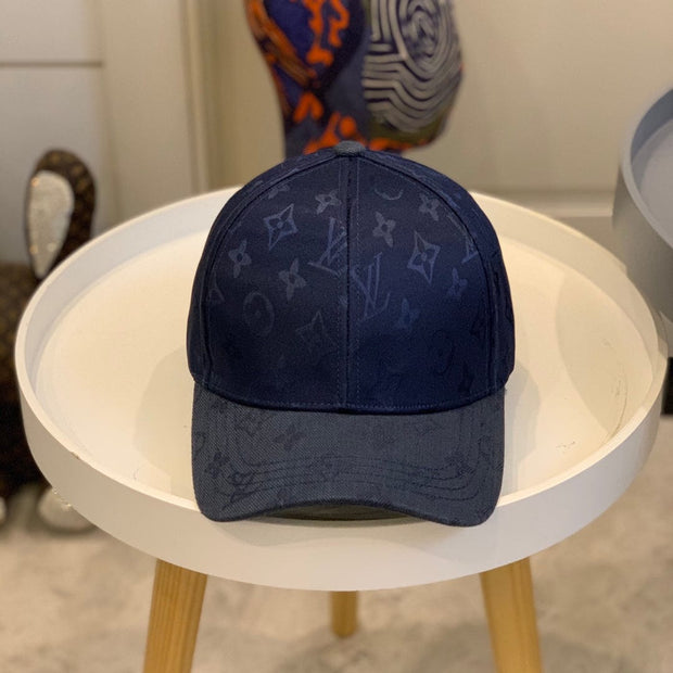 Looopix Louis Vuitton Navy Monogram Cap