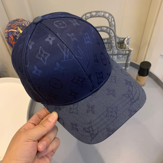 Looopix Louis Vuitton Navy Monogram Cap