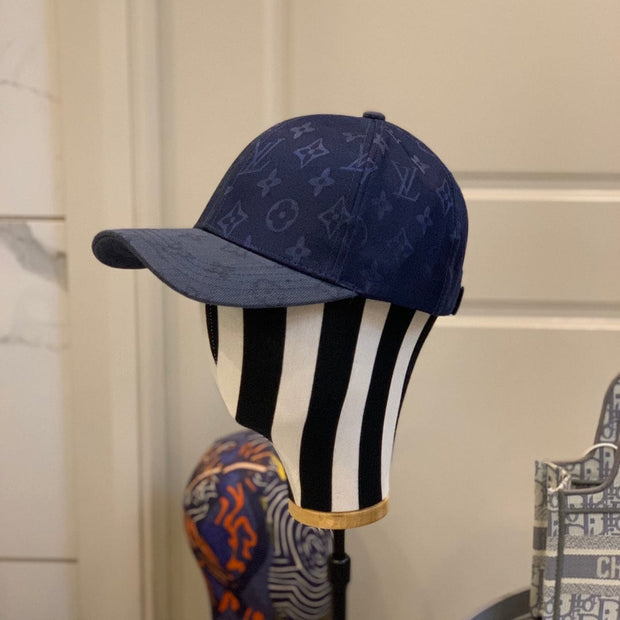 Looopix Louis Vuitton Navy Monogram Cap