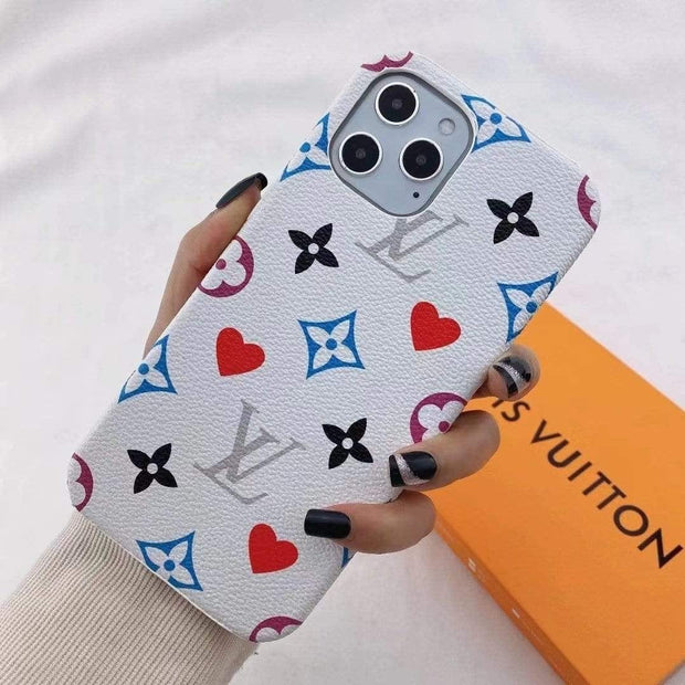 Looopix Louis Vuitton New Colorful Leather iPhone 15 Cases