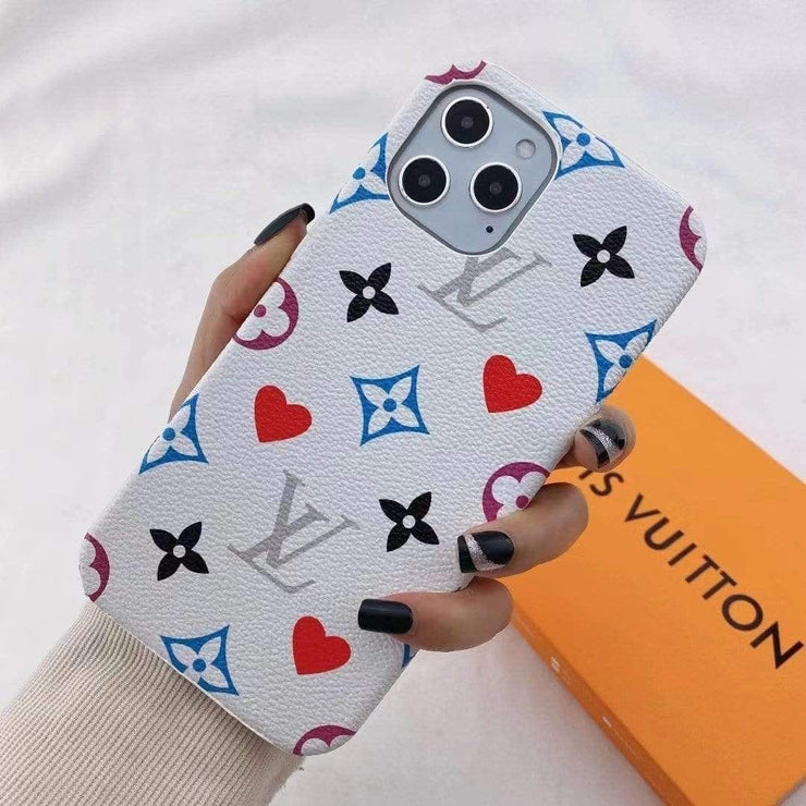 Looopix Louis Vuitton New Colorful Leather iPhone 15 Cases