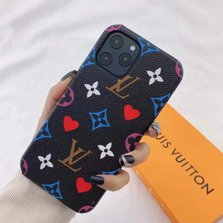 Looopix Louis Vuitton New Colorful Leather iPhone 15 Cases