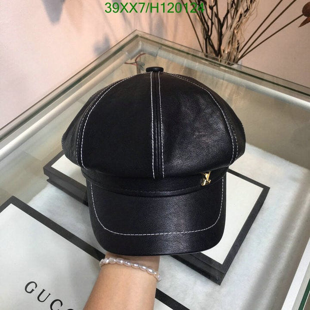 Looopix Louis Vuitton Newsboy Hat - Black & White