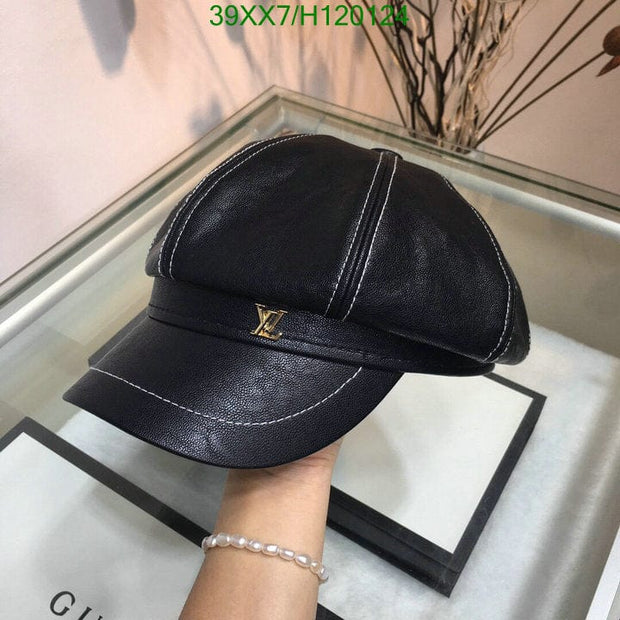Looopix Louis Vuitton Newsboy Hat - Black & White