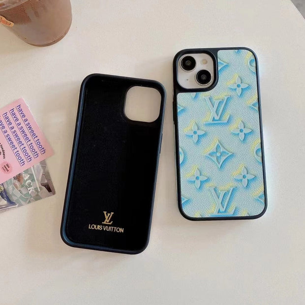 Looopix Louis Vuitton Pastel Monogram Embossed iPhone Cases