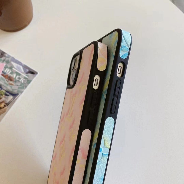 Looopix Louis Vuitton Pastel Monogram Embossed iPhone Cases
