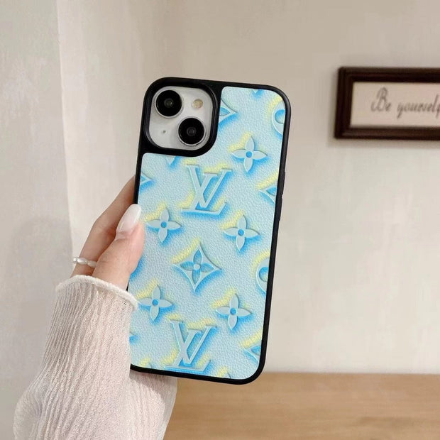 Looopix Louis Vuitton Pastel Monogram Embossed iPhone Cases